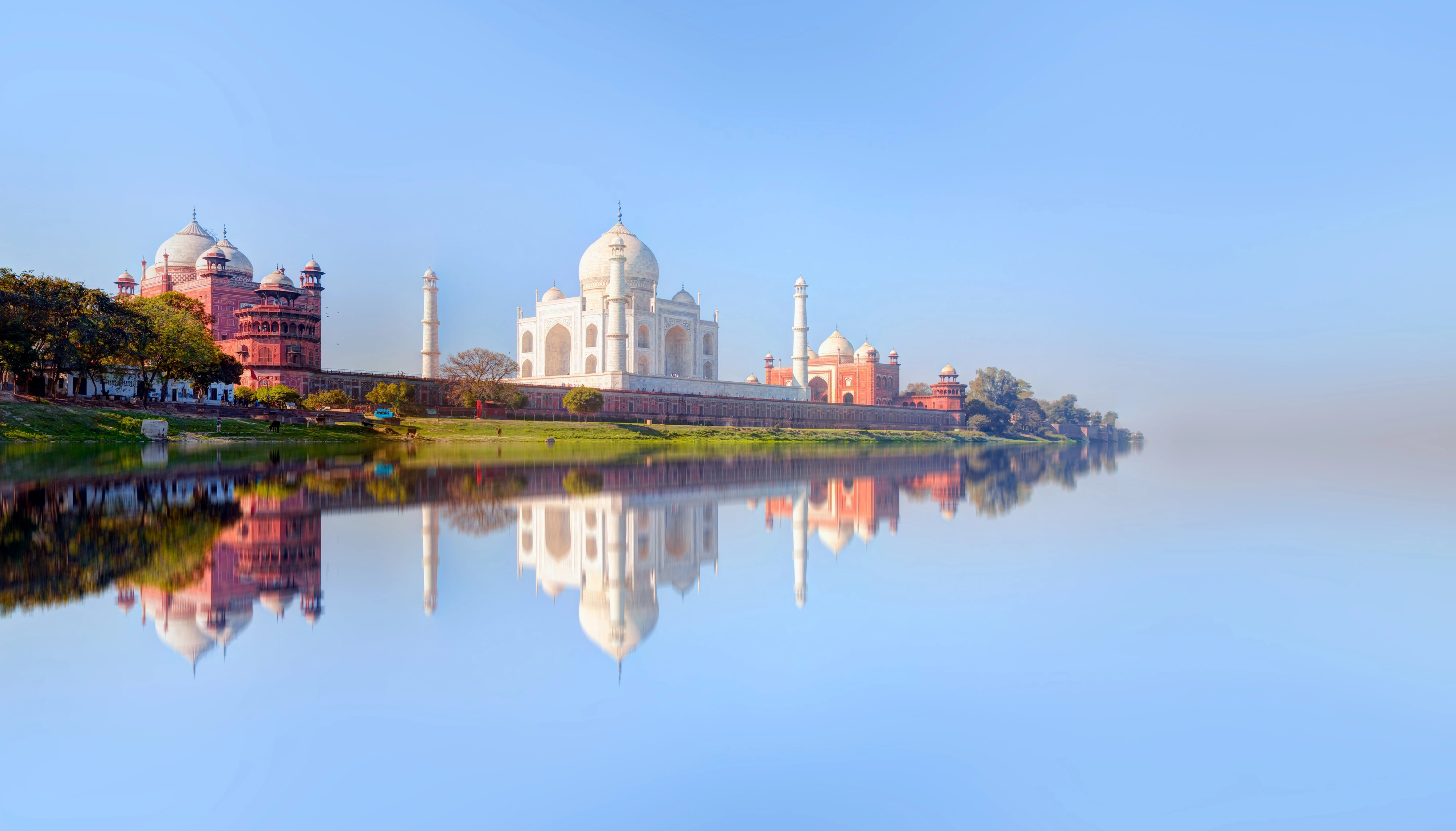 Taj Mahal Yamuna River